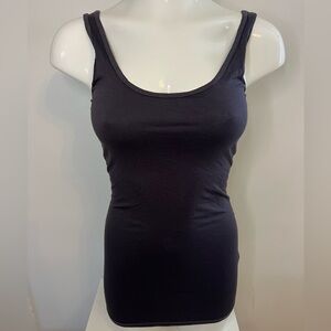 Women’s Long Tank Top Dark Grey by Three Dots Size Small